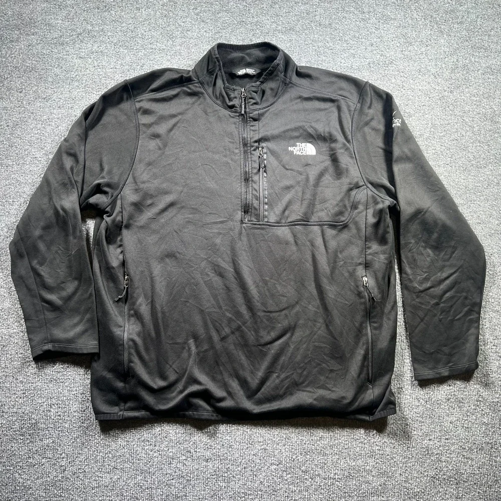 The North Face Skyline Jacket Mens 2XL Black Fleece Half Zip Credit Acceptance